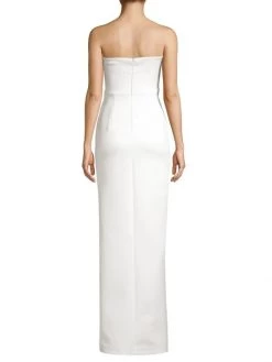 Black Halo Jonas Asymmetrical Draped Gown Pink Wink -Black Halo And Cult Gaia store unnamed file 4