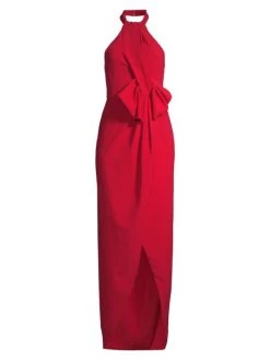 Black Halo Estelle Halter Gown