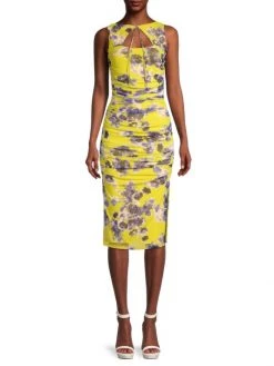 Black Halo Rosalia Ruched Sheath Dress 8 Black Halo Rosalia Ruched Sheath Dress -Black Halo And Cult Gaia store unnamed file 444