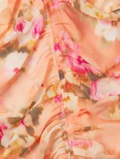 Black Halo Kobe Ruched Floral Mesh Dress -Black Halo And Cult Gaia store unnamed file 459