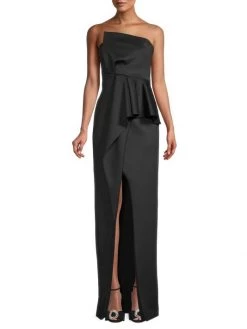 Black Halo Jonas Asymmetric Column Gown -Black Halo And Cult Gaia store unnamed file 462