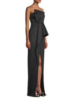 Black Halo Jonas Asymmetric Column Gown -Black Halo And Cult Gaia store unnamed file 463