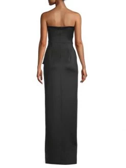 Black Halo Jonas Asymmetric Column Gown -Black Halo And Cult Gaia store unnamed file 464