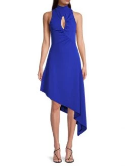 Black Halo Sully Asymmetric Midi-Dress -Black Halo And Cult Gaia store unnamed file 522