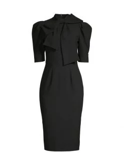 Black Halo Ara Bow-Neck Sheath Dress 6 Black Halo Ara Bow-Neck Sheath Dress -Black Halo And Cult Gaia store unnamed file 528