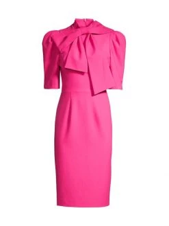 Black Halo Ara Bow-Neck Sheath Dress 7 Black Halo Ara Bow-Neck Sheath Dress -Black Halo And Cult Gaia store unnamed file 529