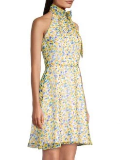 Black Halo Audrey Bow-Neck Minidress -Black Halo And Cult Gaia store unnamed file 539