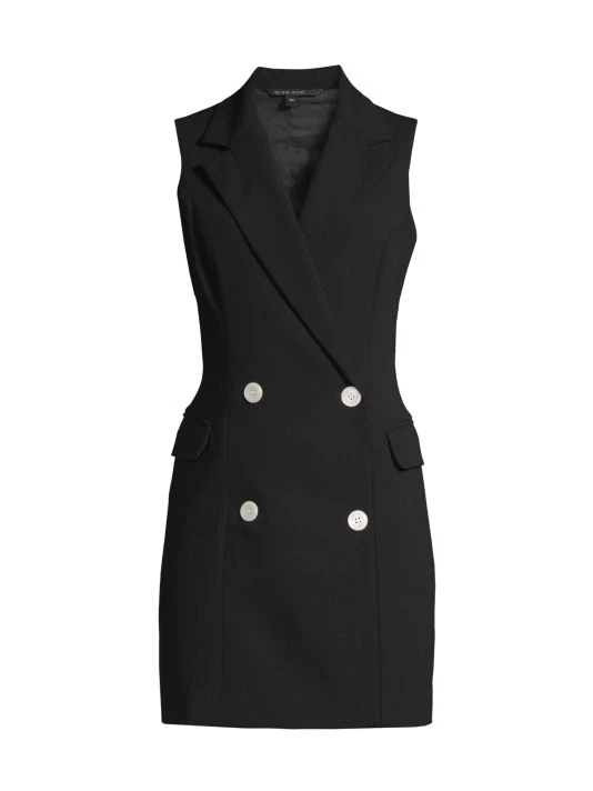 Black Halo Rio Sleeveless Blazer Dress 7 Black Halo Rio Sleeveless Blazer Dress - Image 7