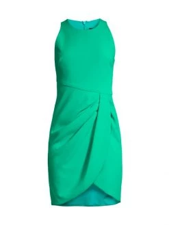 Black Halo Brett Ruched Sheath Dress