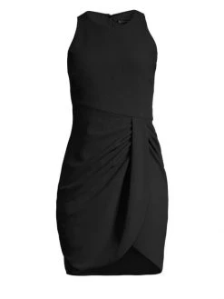 Black Halo Brett Ruched Sheath Dress -Black Halo And Cult Gaia store unnamed file 576