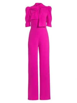 Black Halo Ara Tailored Jumpsuit Hot Pink
