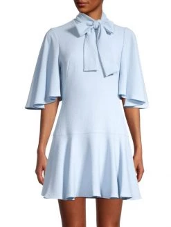 Black Halo Coralia Tie-Neck A-Line Dress -Black Halo And Cult Gaia store unnamed file 614