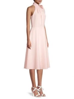 Black Halo Audrey Tie-Collar Dress Sweet Blush -Black Halo And Cult Gaia store unnamed file 700