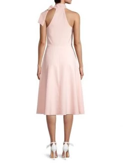 Black Halo Audrey Tie-Collar Dress Sweet Blush -Black Halo And Cult Gaia store unnamed file 701