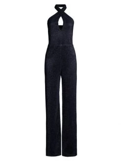 Black Halo Bode Halter Jumpsuit