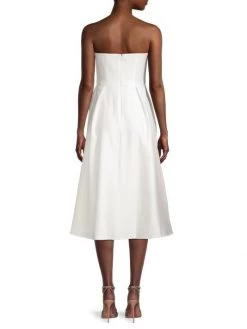 Black Halo Caine Front Vent A-Line Cocktail Dress 10 Black Halo Caine Front Vent A-Line Cocktail Dress -Black Halo And Cult Gaia store unnamed file 73