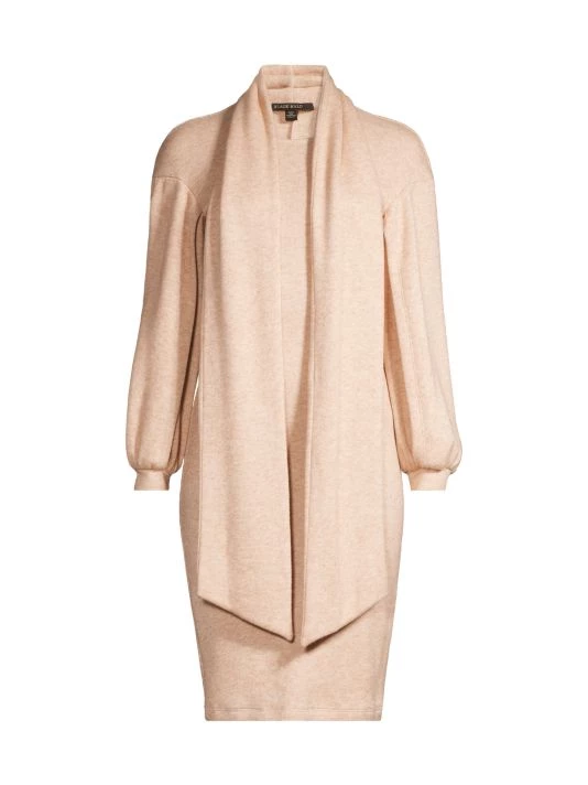 Black Halo Keoni Knit Scarf Sheath Dress 1 Black Halo Keoni Knit Scarf Sheath Dress