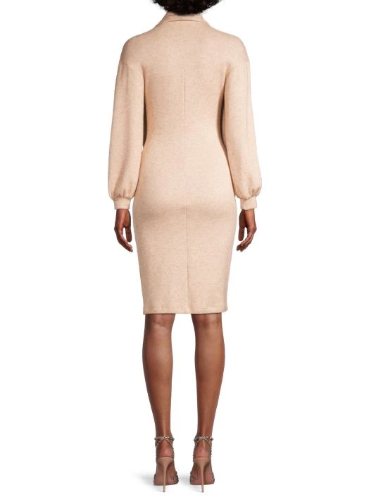 Black Halo Keoni Knit Scarf Sheath Dress 5 Black Halo Keoni Knit Scarf Sheath Dress - Image 5