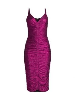 Black Halo Eliana Ruched Bodycon Dress