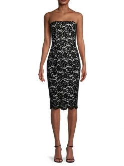 Black Halo Barker Lace Cocktail Sheath Dress -Black Halo And Cult Gaia store unnamed file 758