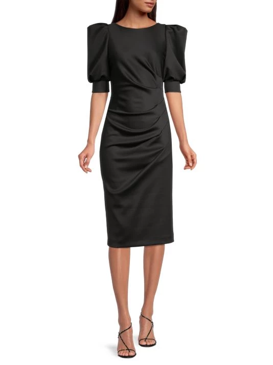 Black Halo Zella Scoopback Cocktail Dress 2 Black Halo Zella Scoopback Cocktail Dress - Image 2