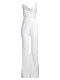 Black Halo Salem Tailored Cowlneck Jumpsuit