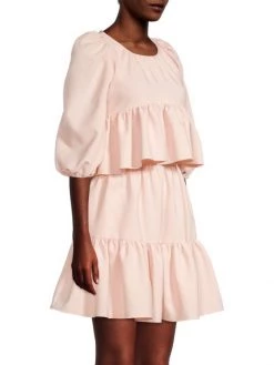 Black Halo Two-Piece Topaz Flounce Top & Skirt Set -Black Halo And Cult Gaia store unnamed file 771