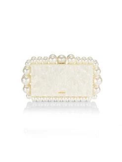 Cult Gaia Eos Bauble Acrylic Box Clutch Ivory -Black Halo And Cult Gaia store unnamed file 813