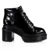 Cult Gaia Bratz Leather Platform Boots