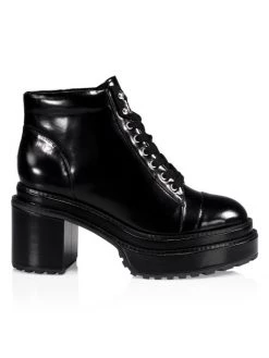 Cult Gaia Bratz Leather Platform Boots