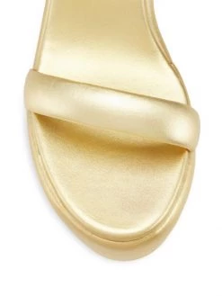 Cult Gaia Enid Padded Leather Platform Sandals -Black Halo And Cult Gaia store unnamed file 855