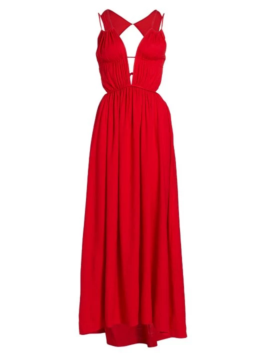 Cult Gaia Dua Open-Back Maxi Dress 1 Cult Gaia Dua Open-Back Maxi Dress