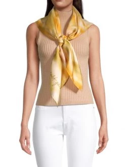 Cult Gaia Gaia's Tie-Dye Silk Scarf