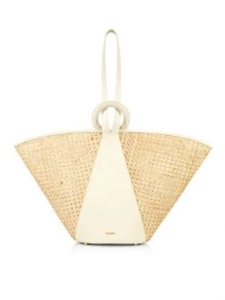 Cult Gaia Large Roksana Raffia Tote