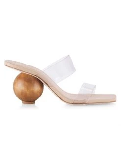 Cult Gaia Nhu Spherical-Heel Sandals
