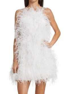 Cult Gaia Shannon Ostrich Feather Dress 9 Cult Gaia Shannon Ostrich Feather Dress -Black Halo And Cult Gaia store unnamed file 919