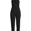 Black Halo Honey Cut-Out One-Shoulder Jumpsuit