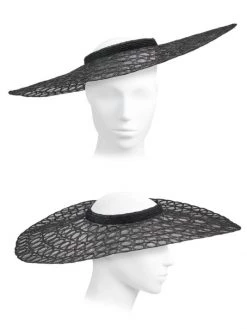 Cult Gaia Desa Woven Visor -Black Halo And Cult Gaia store unnamed file 926