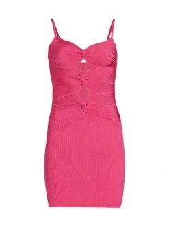 Cult Gaia Zenda Knit Cut-Out Minidress Black -Black Halo And Cult Gaia store unnamed file 930