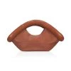 Cult Gaia Elodie Leather Top Handle Bag