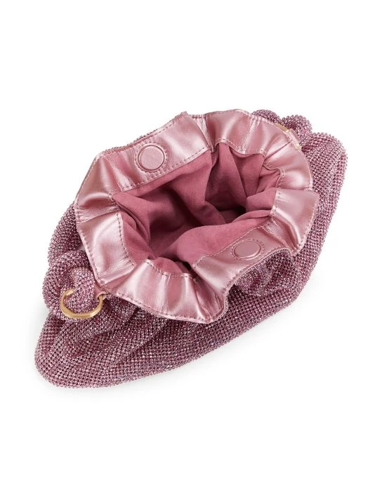 Cult Gaia Mini Bara Rhinestone Mesh Shoulder Bag Pink 3 Cult Gaia Mini Bara Rhinestone Mesh Shoulder Bag Pink - Image 3