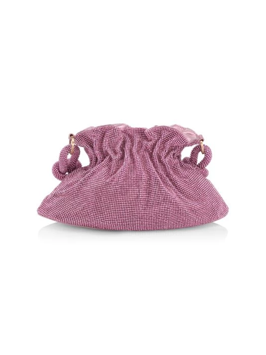 Cult Gaia Mini Bara Rhinestone Mesh Shoulder Bag Pink 5 Cult Gaia Mini Bara Rhinestone Mesh Shoulder Bag Pink - Image 5