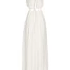 Cult Gaia Aphrodite Cut-Out Drawstring Dress Steel